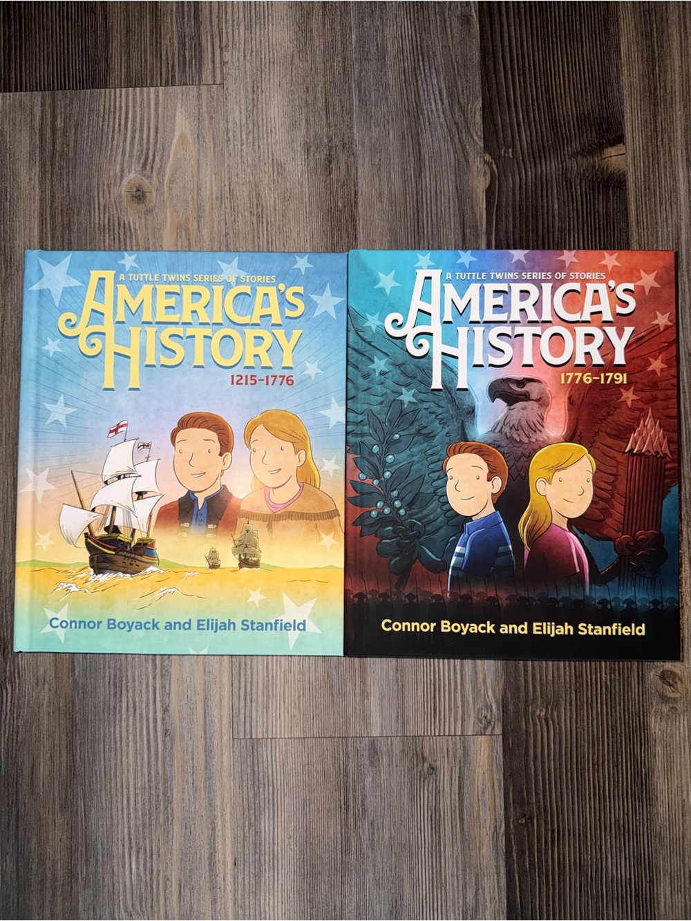 Tuttle Twins America’s History Vol 1&2 Kids Book Set